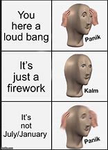 Image result for Loud Bang Meme