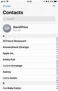 Image result for iPhone Contacts