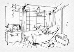 Image result for Bath and Shower Drawing