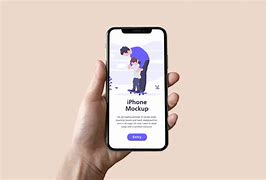 Image result for iPhone X in Hand App Icon Mockup