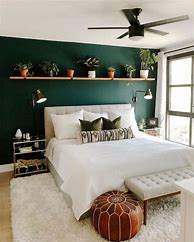 Image result for Cream and Green Bedroom Accent Wall