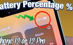 Image result for View the Battery Percentage On the iPhone 12
