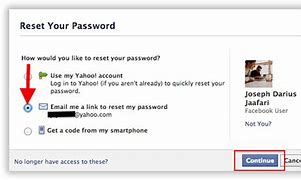 Image result for Facebook Log in Password Reset