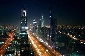 Image result for Dubai Night Scene