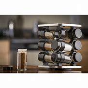 Image result for Stainless Steel Spice Rack Carousel