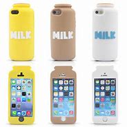 Image result for iPhone 5C Milk Silicone Cases