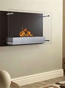 Image result for Pics Enclosed Wall Mounted Fireplace
