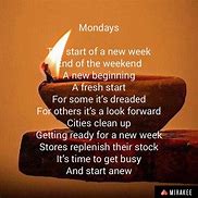Image result for Poems About Monday