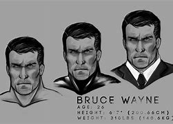 Image result for Bruce Wayne Head