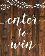 Image result for Enter to Win a Gift Card Sign