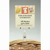 Image result for Clip On Crate Sign Holder