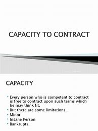 Image result for Capacity to Contract Diagram