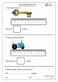 Image result for Measuring Length with Rulers Worksheets