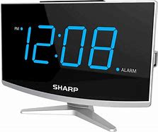 Image result for Sharp LCD Digital Alarm Clock