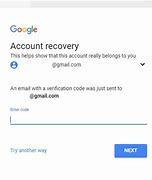 Image result for Gmail Password Recovery via SMS