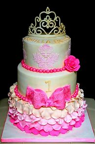 Image result for Princess Girls Birthday Cake