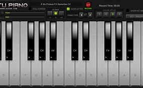 Image result for Piano Keyboard Playable On Computer