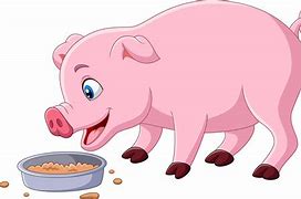 Image result for Pig Cartoon Eating Funny