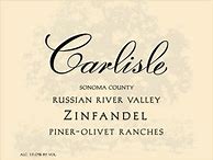 Image result for Carlisle Zinfandel Piner Olivet Ranches Russian River Valley