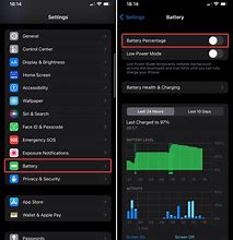 Image result for How to Check Battery Percentage On iPhone