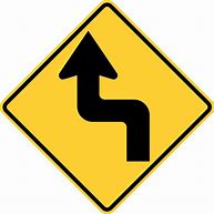 Image result for Sharp Curve Ahead Sign