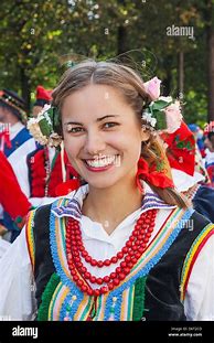 Image result for Traditional Woman Polish Costume