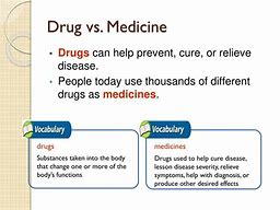 Image result for Difference Between Medicine and Drug According to Pharmacy