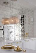 Image result for Mirrored Kitchen Wall