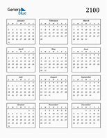 Image result for November 2100 Calendar