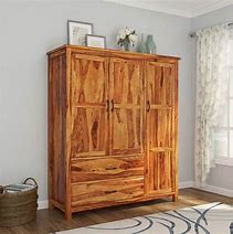 Image result for Rustic Wardrobe Armoire