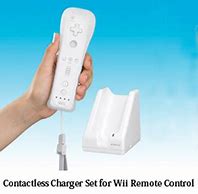 Image result for Sanyo Contactless Charger Set for Wii Remote