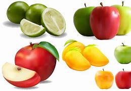 Image result for Gradient Mesh Fruits