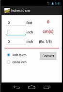 Image result for App for Convert Cm to Inches