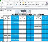 Image result for Monthly Employee Shift Schedule Template
