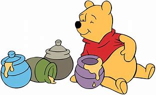 Image result for Cartoon Winnie the Pooh with Honey