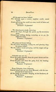 Image result for Pioneer Poem