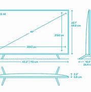 Image result for Samsung 50 TV Dimensions