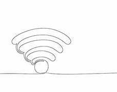Image result for Abstract Wifi Symbol Fine Line Drawing