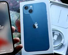 Image result for iPhone 13 Blue Unboxing
