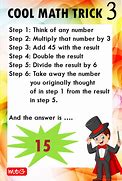Image result for Amazing Math Tricks