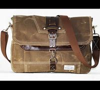 Image result for Waxed Canvas Messenger Bag