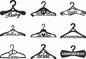 Image result for Wedding Dress Hanger Template