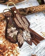 Image result for Leather Keychain Carving Ideas