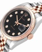 Image result for Rolex Datejust Rose Gold and Steel