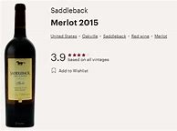 Image result for Saddleback Merlot