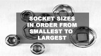 Image result for Metric Socket Wrench Size Chart