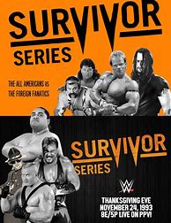 Image result for Survivor Series 1993 Poster