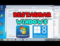 Image result for Restaurar Windows 7 De Fabrica