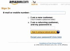 Image result for Amazon Account Password Reset