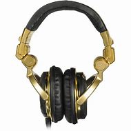 Image result for Gold Headphones DJ